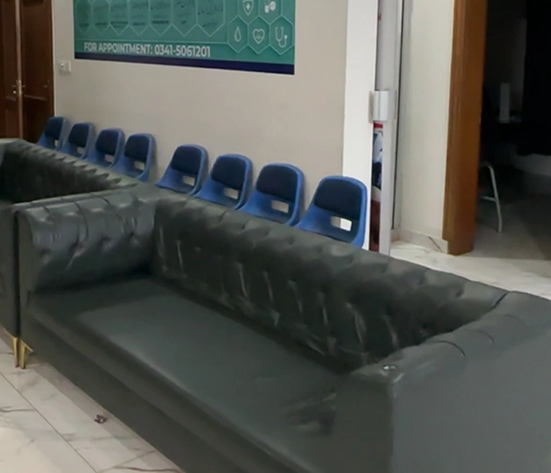 Comfortable Waiting Area at Alees Medical Center