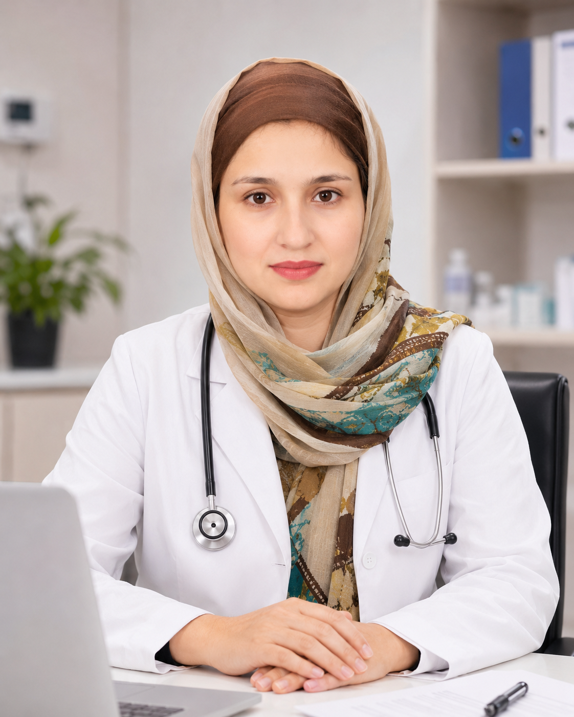 Portrait of Dr. Amna Yamin, neurosurgeon